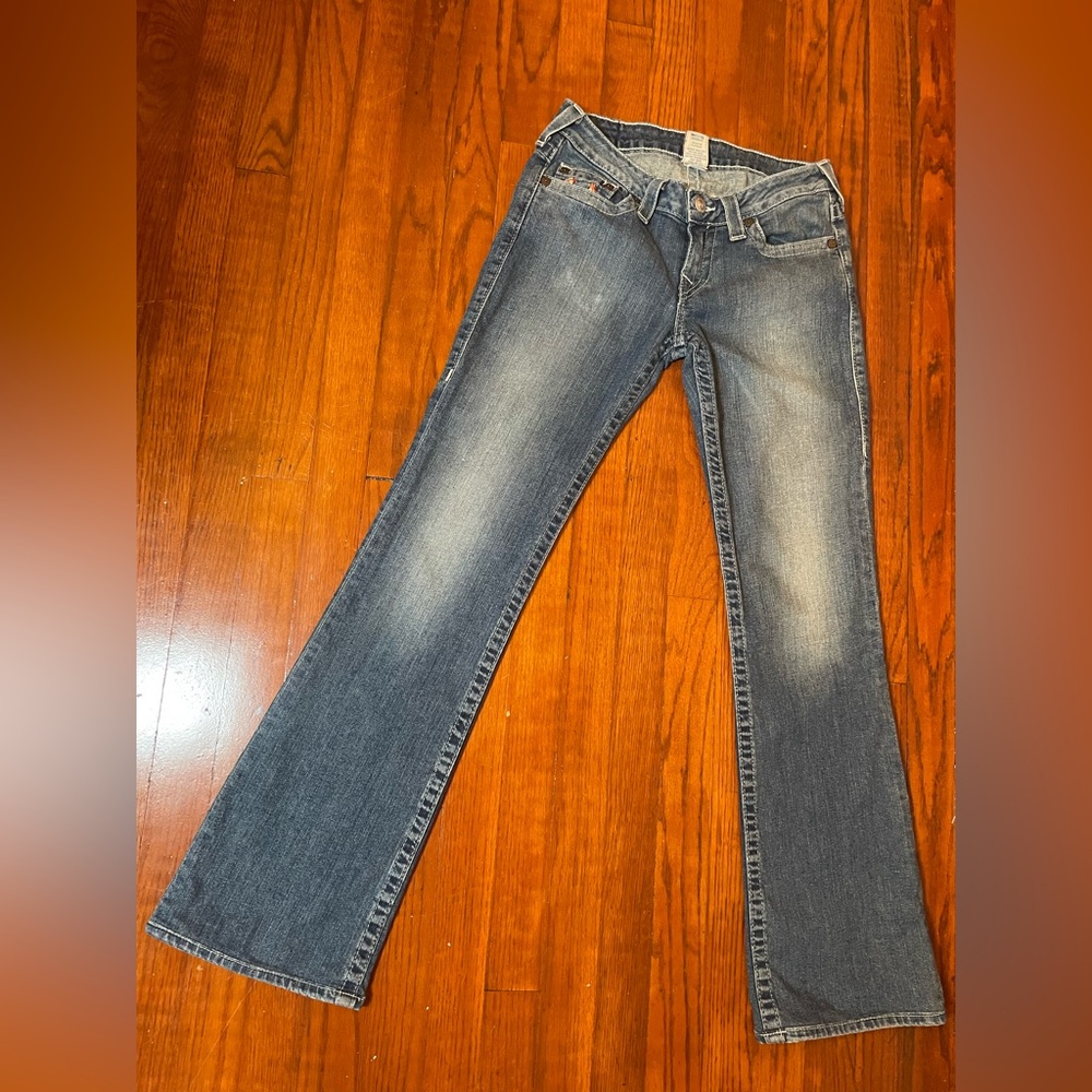 True Religion Dark Blue Flare Jeans